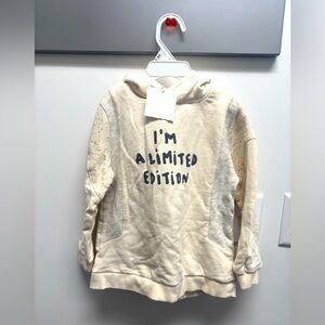 NWT Zara kids sweatshirt size 3-4 years.  So cute!